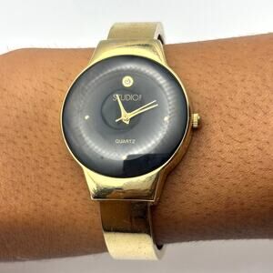 Gold & Black Studio Time Watch